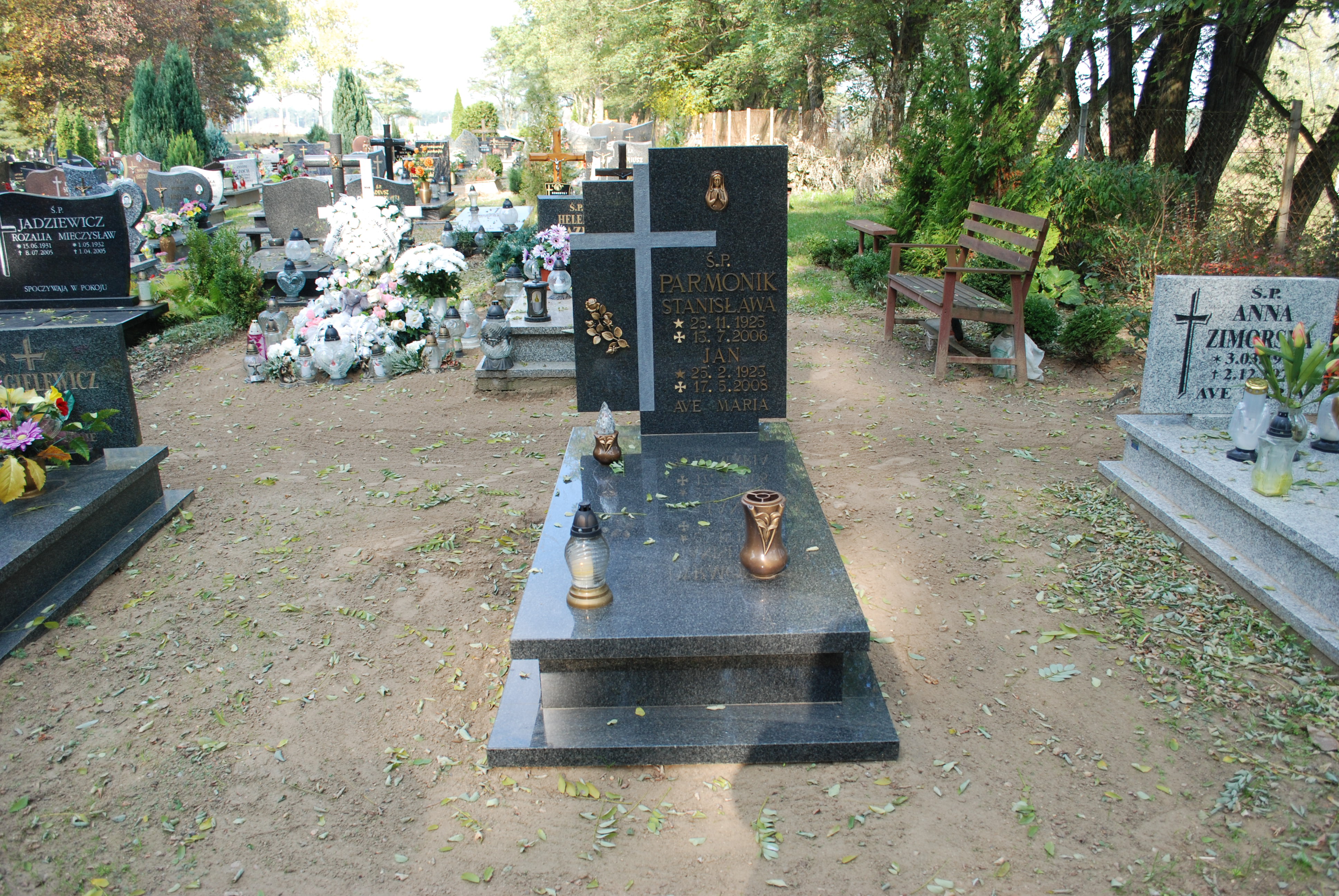 Grób Stanisława Parmonik
